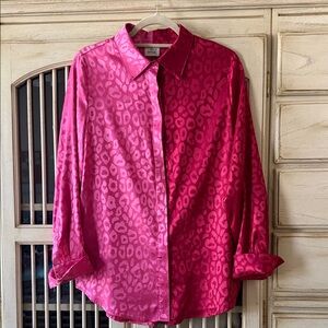 Women's Pink Button Down Shirt